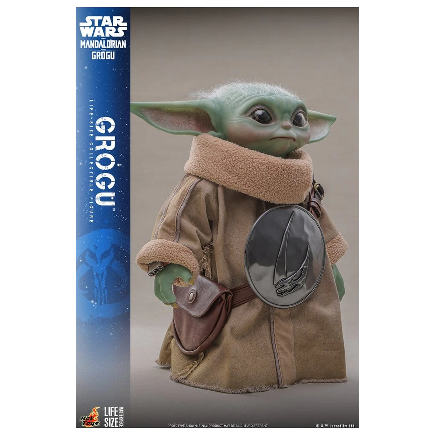 Star Wars: The Mandalorian & Grogu Figura naturalnej wielkości Grogu 38 cm zdjęcie produktu