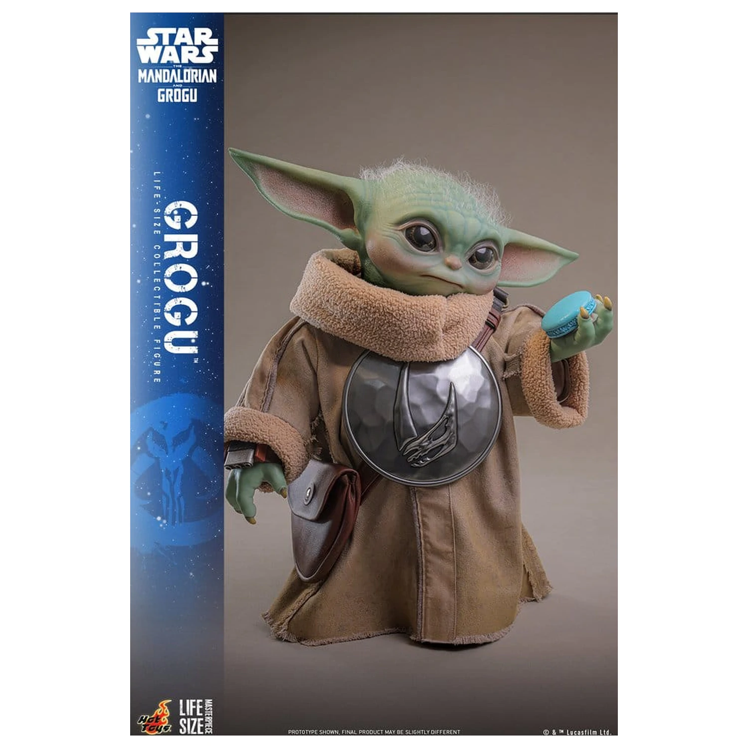 Star Wars: The Mandalorian & Grogu Figura naturalnej wielkości Grogu 38 cm zdjęcie produktu