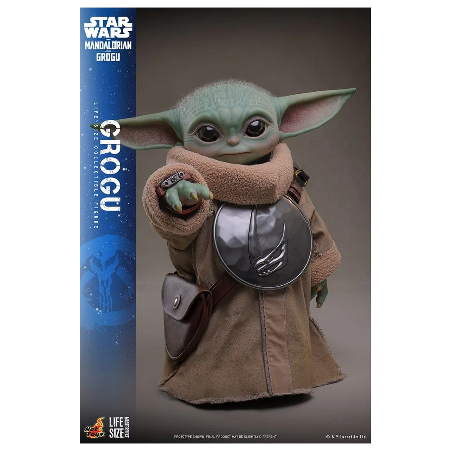 Star Wars: The Mandalorian & Grogu Figura naturalnej wielkości Grogu 38 cm zdjęcie produktu