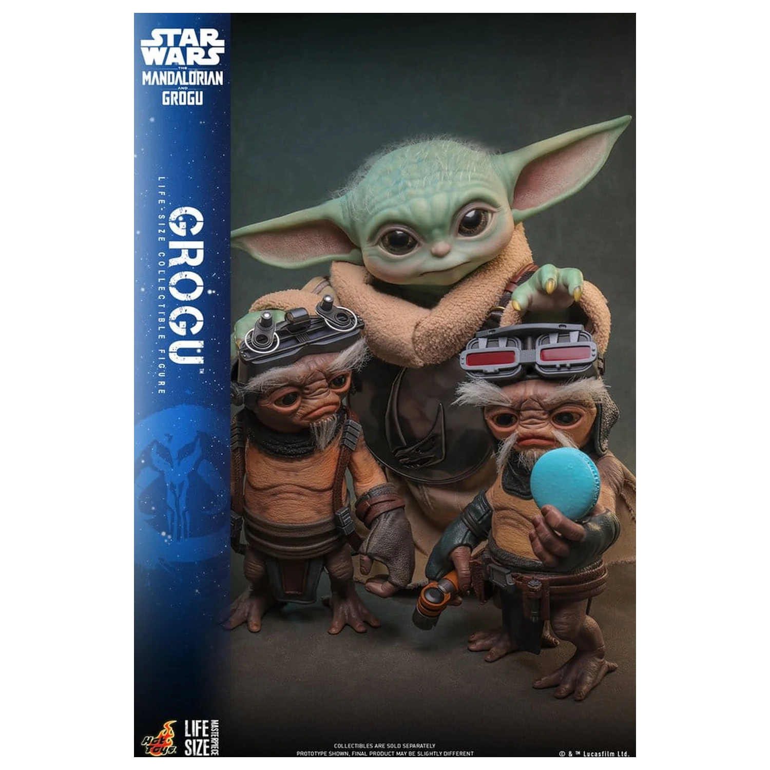 Star Wars: The Mandalorian & Grogu Figura naturalnej wielkości Grogu 38 cm zdjęcie produktu