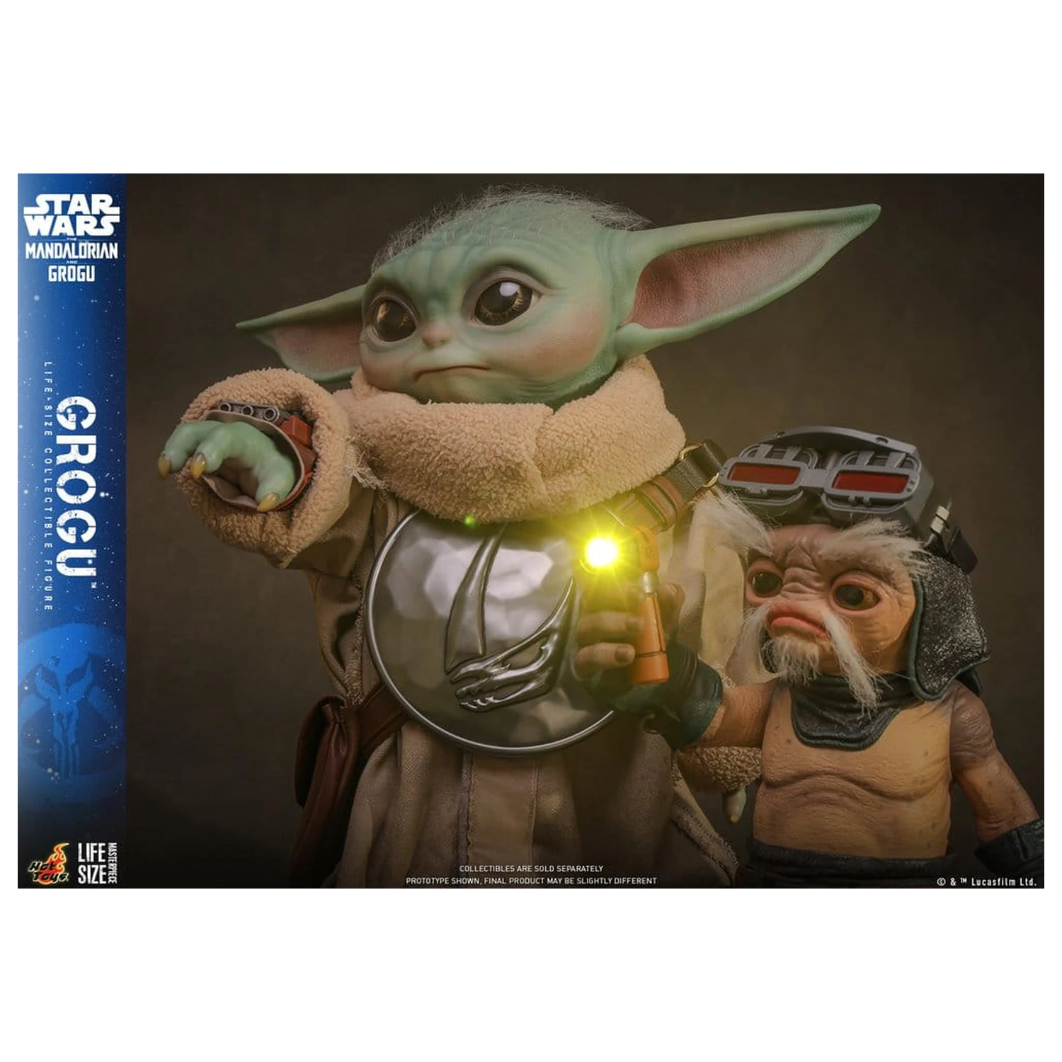 Star Wars: The Mandalorian & Grogu Figura naturalnej wielkości Grogu 38 cm zdjęcie produktu