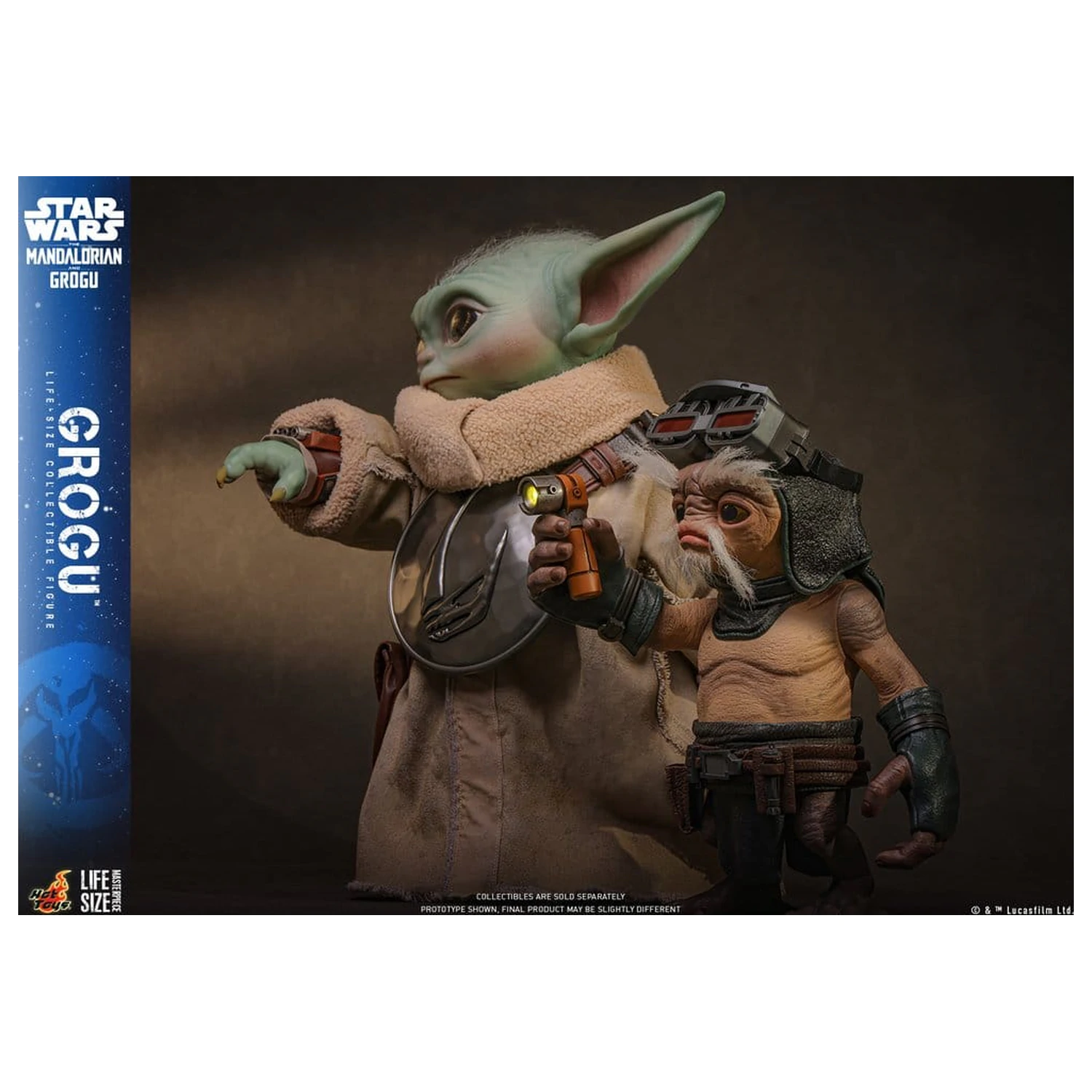 Star Wars: The Mandalorian & Grogu Figura naturalnej wielkości Grogu 38 cm zdjęcie produktu