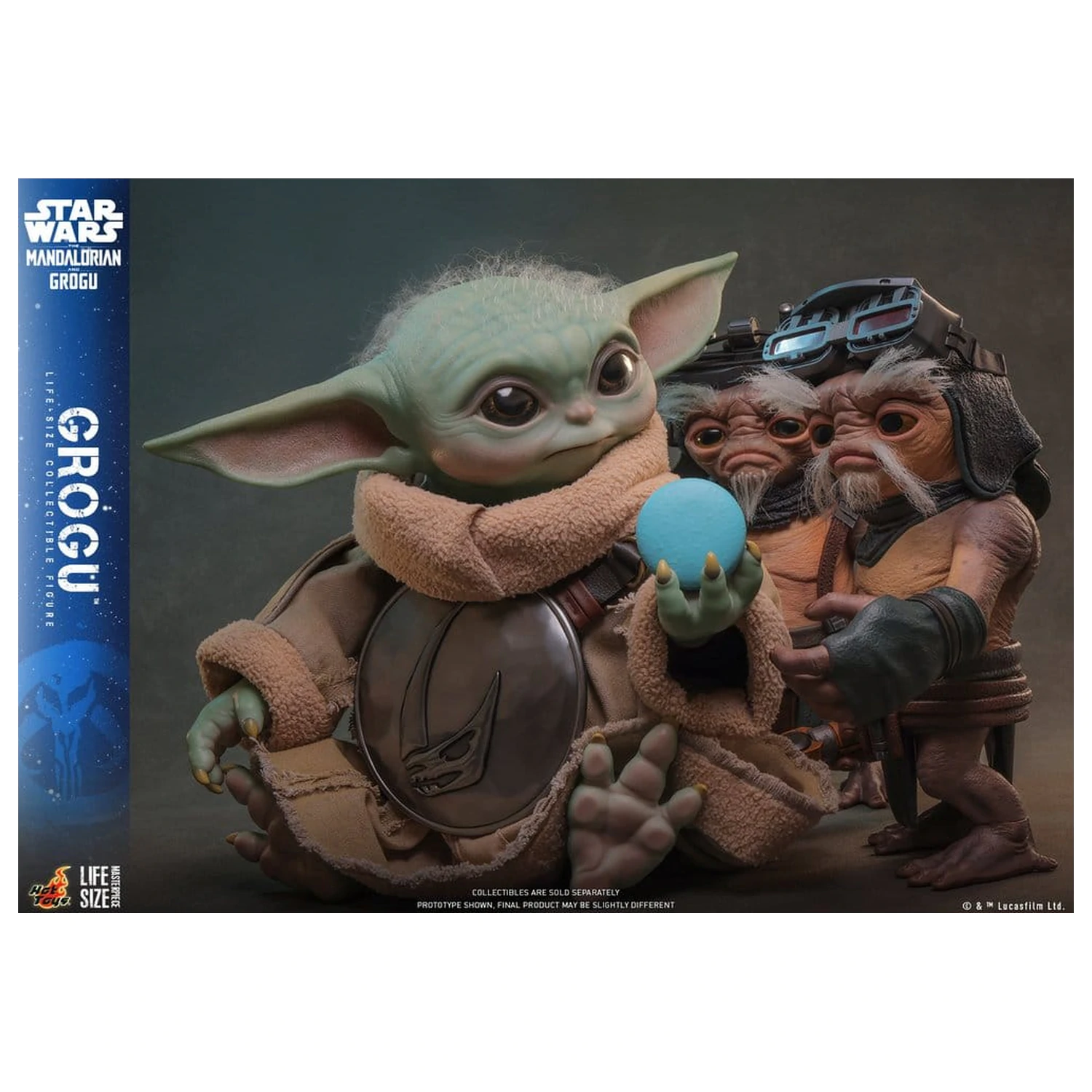 Star Wars: The Mandalorian & Grogu Figura naturalnej wielkości Grogu 38 cm zdjęcie produktu