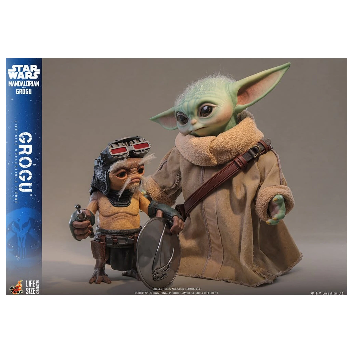 Star Wars: The Mandalorian & Grogu Figura naturalnej wielkości Grogu 38 cm zdjęcie produktu
