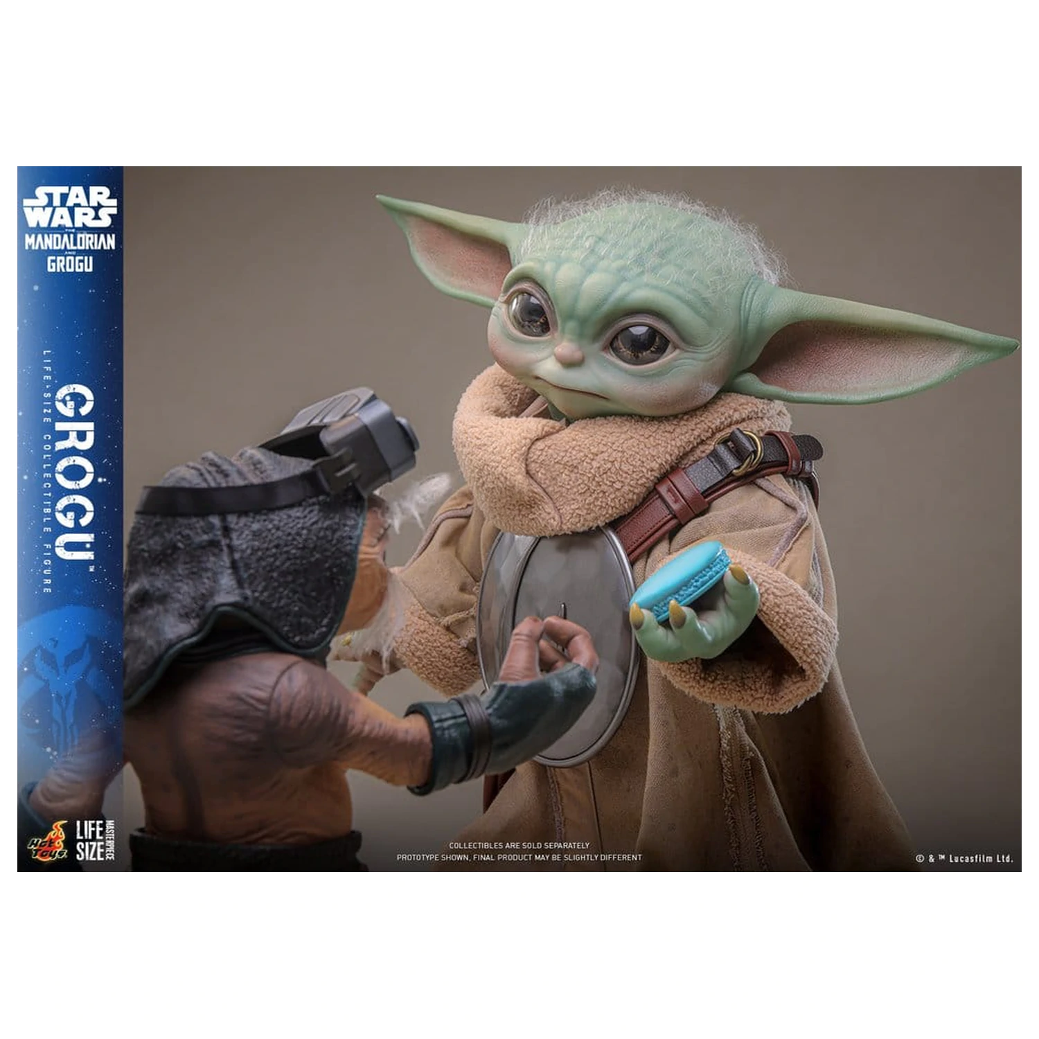 Star Wars: The Mandalorian & Grogu Figura naturalnej wielkości Grogu 38 cm zdjęcie produktu