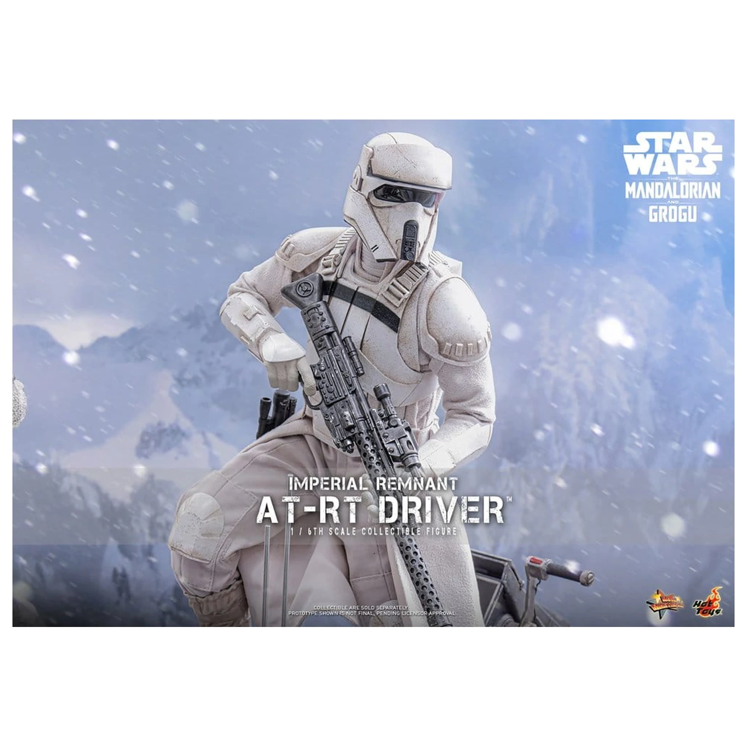 Star Wars: The Mandalorian & Grogu Movie Masterpiece Zestaw figurek 1/6 Imperial Remnant AT-RT Driver i AT-RT 60 cm zdjęcie produktu
