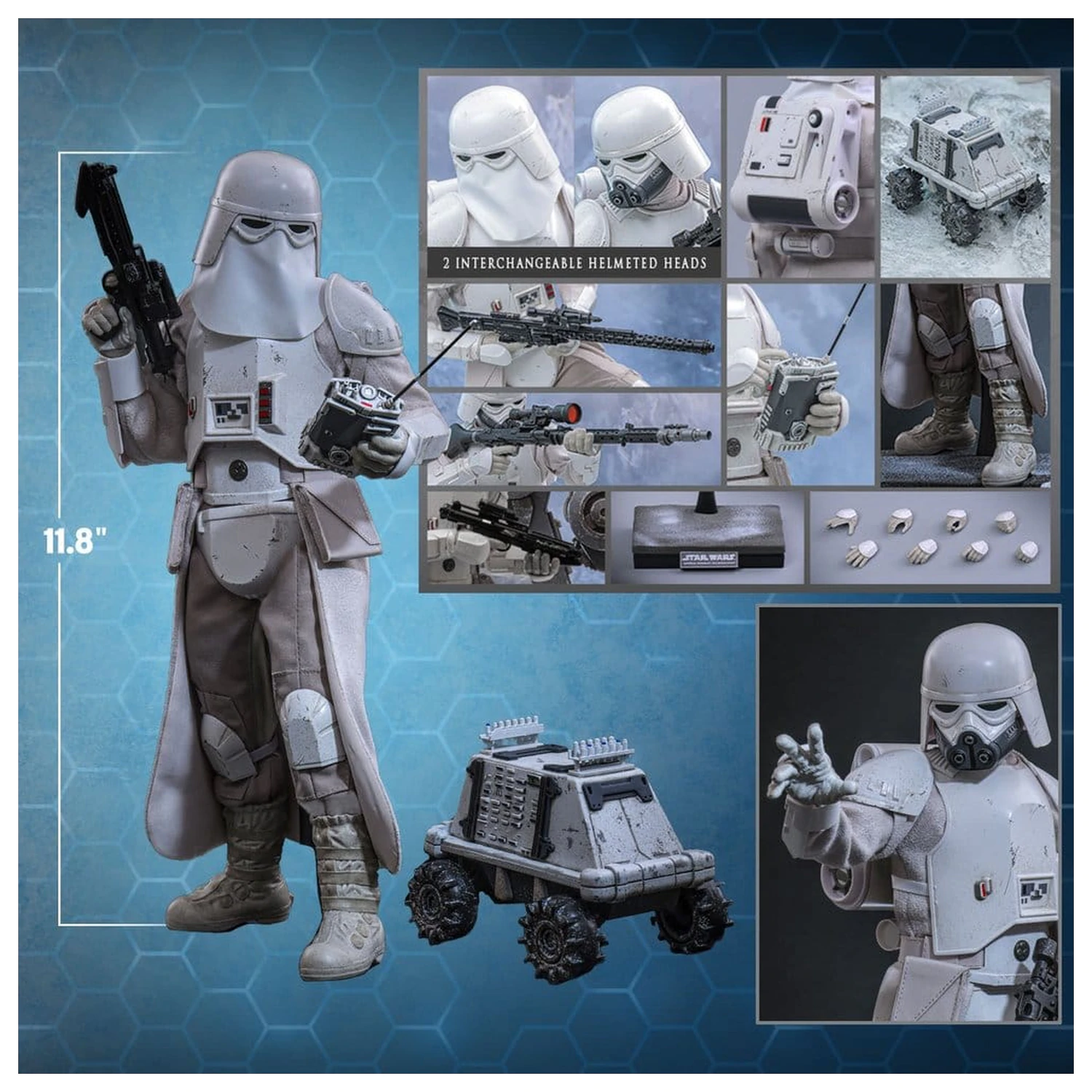 Star Wars: The Mandalorian & Grogu Movie Masterpiece Figurka akcji 1/6 Imperial Remnant Snowtrooper 30 cm zdjęcie produktu