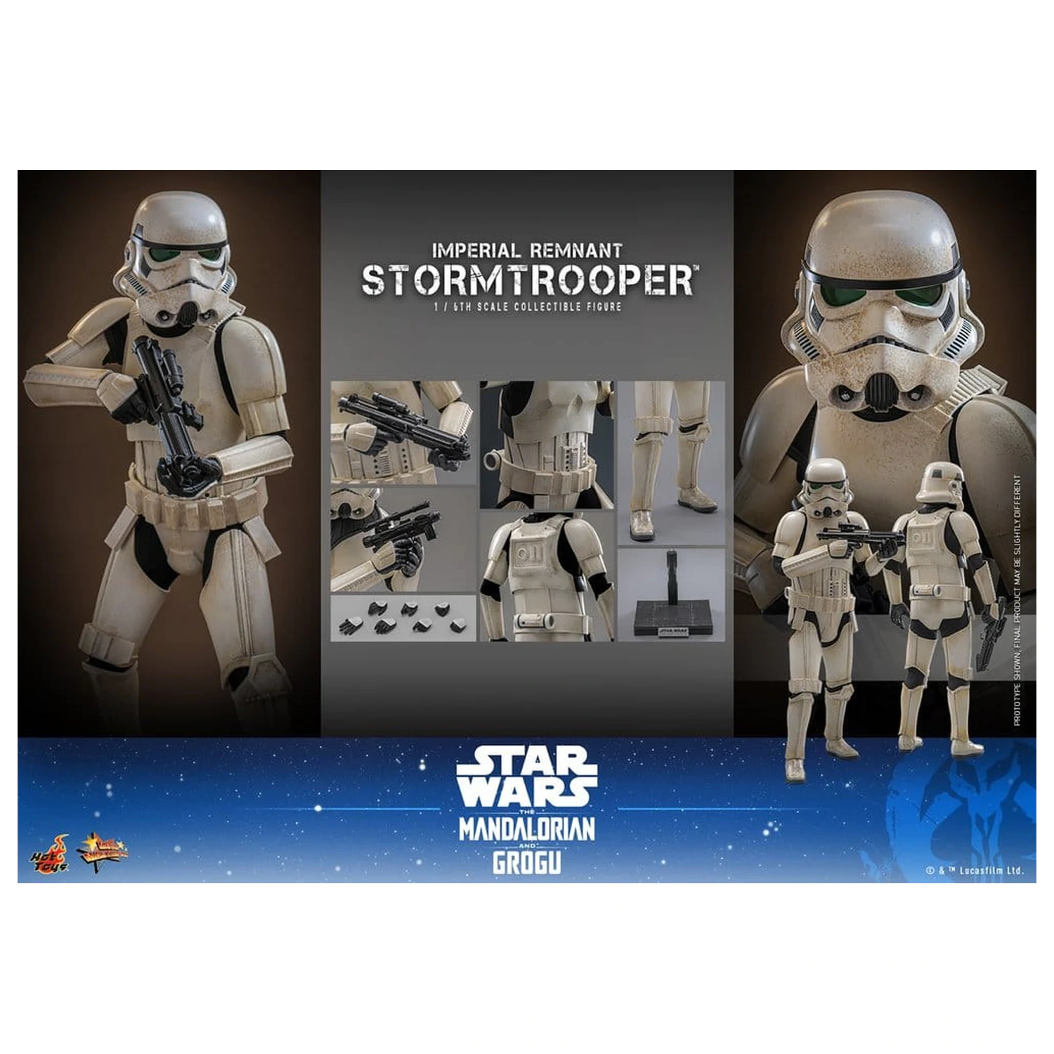 Star Wars: The Mandalorian & Grogu Movie Masterpiece Figurka Akcji 1/6 Imperial Remnant Stormtrooper 30 cm zdjęcie produktu