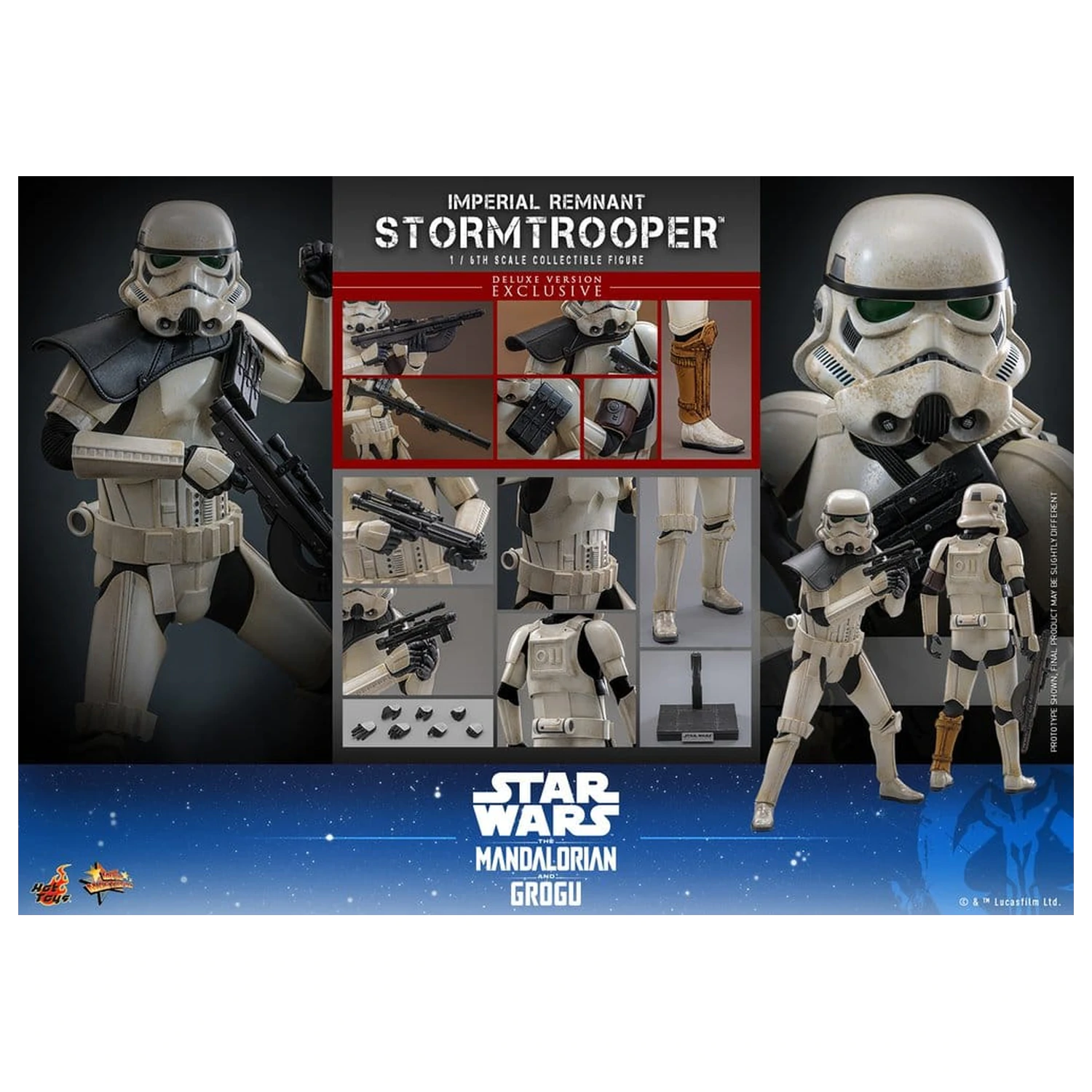 Star Wars: The Mandalorian & Grogu Movie Masterpiece Figurka akcji 1/6 Imperial Remnant Stormtrooper (Deluxe Version) 30 cm zdjęcie produktu