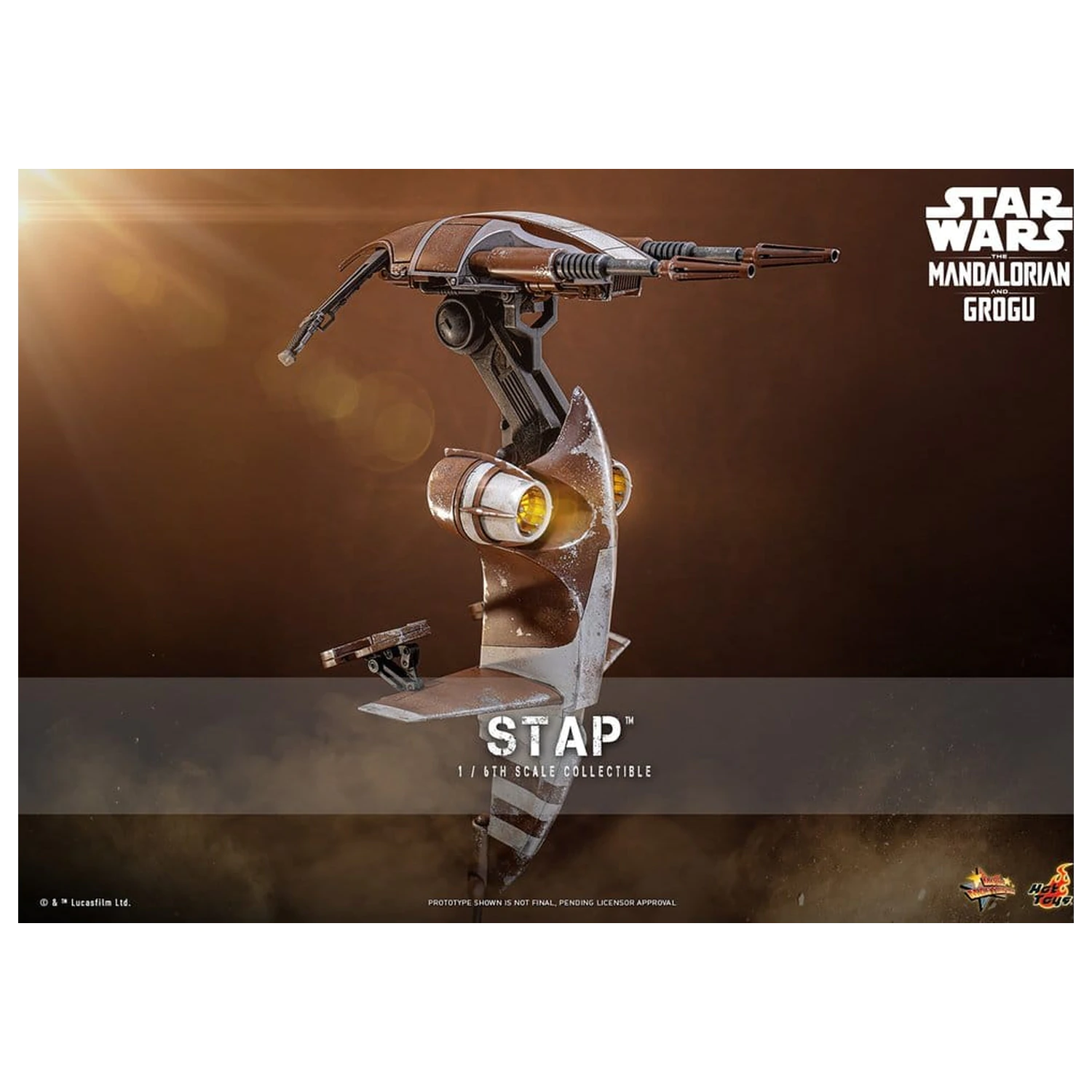 Star Wars: The Mandalorian & Grogu Movie Masterpiece Akcesorium 1/6 STAP 32 cm zdjęcie produktu