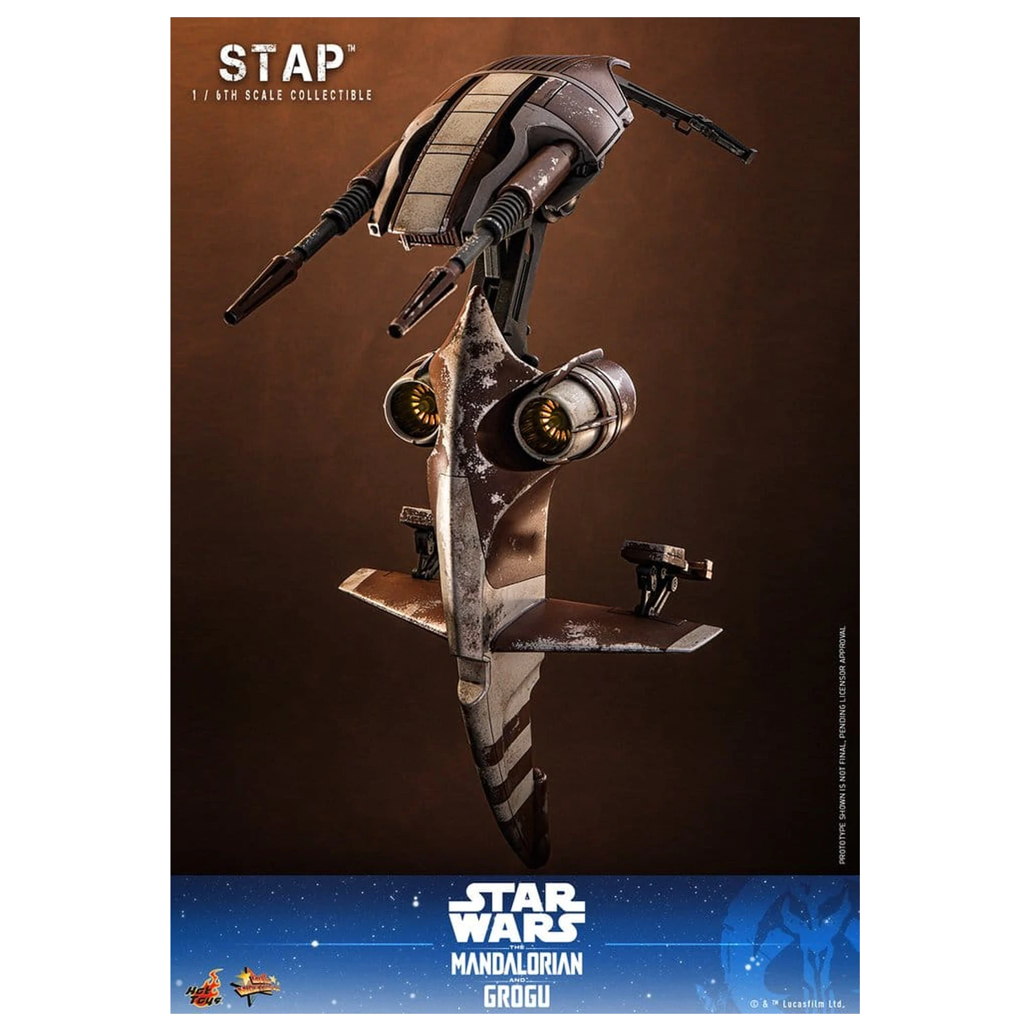 Star Wars: The Mandalorian & Grogu Movie Masterpiece Akcesorium 1/6 STAP 32 cm zdjęcie produktu