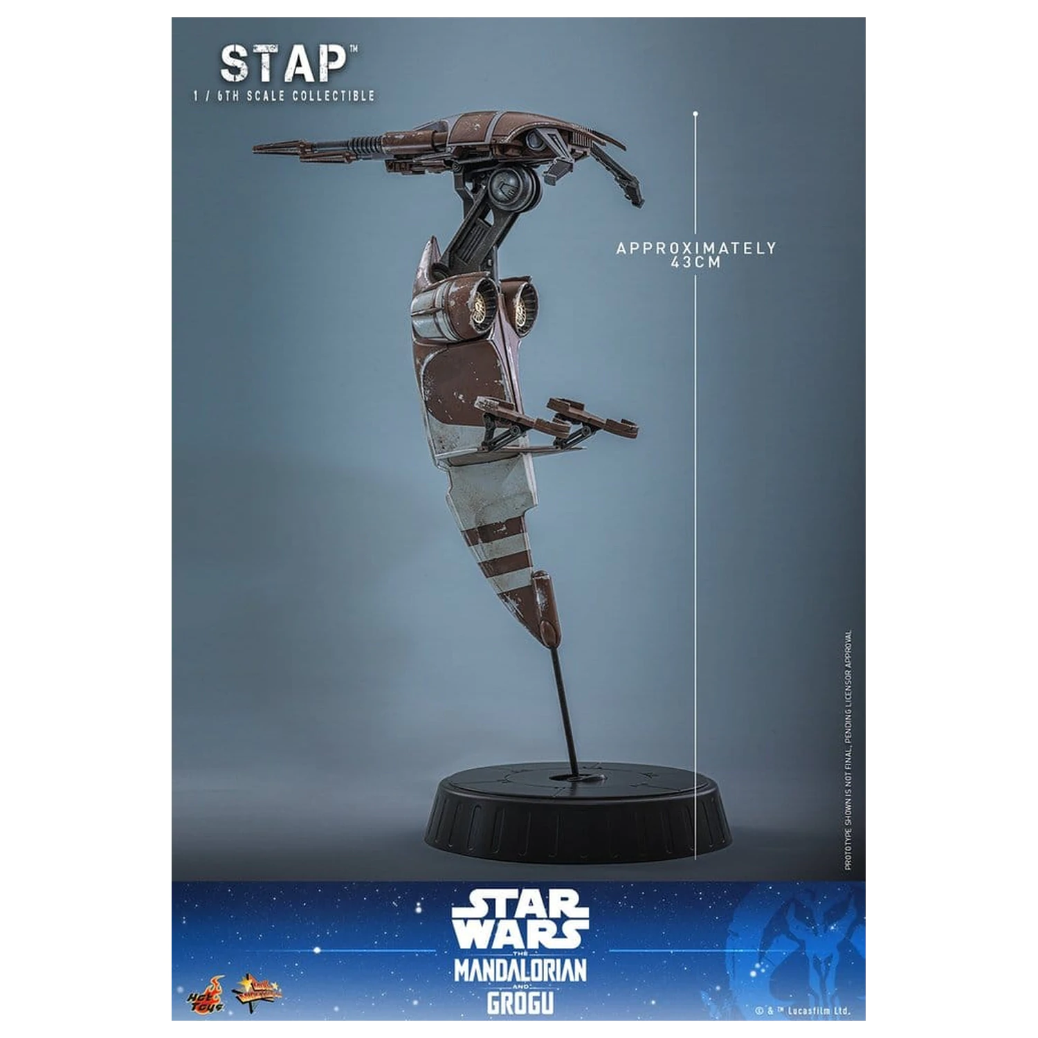 Star Wars: The Mandalorian & Grogu Movie Masterpiece Akcesorium 1/6 STAP 32 cm zdjęcie produktu