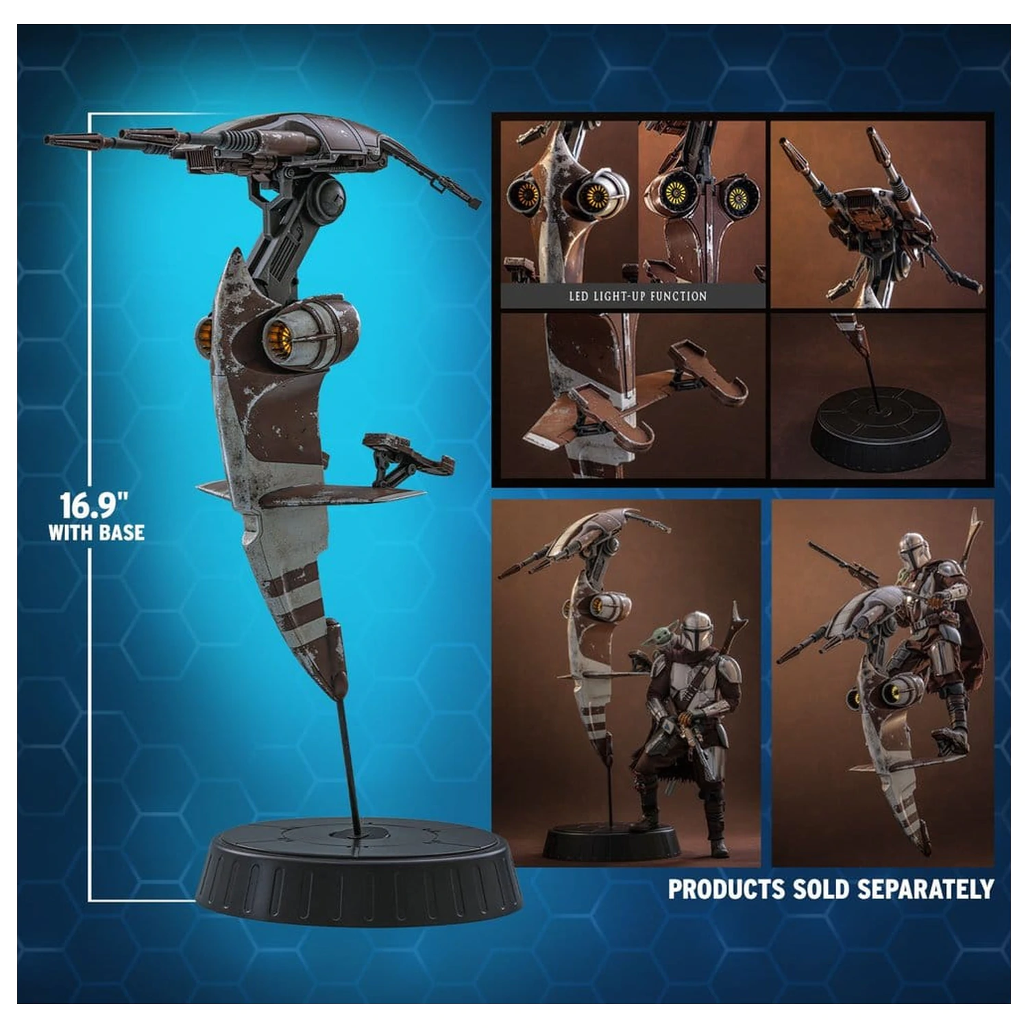 Star Wars: The Mandalorian & Grogu Movie Masterpiece Akcesorium 1/6 STAP 32 cm zdjęcie produktu