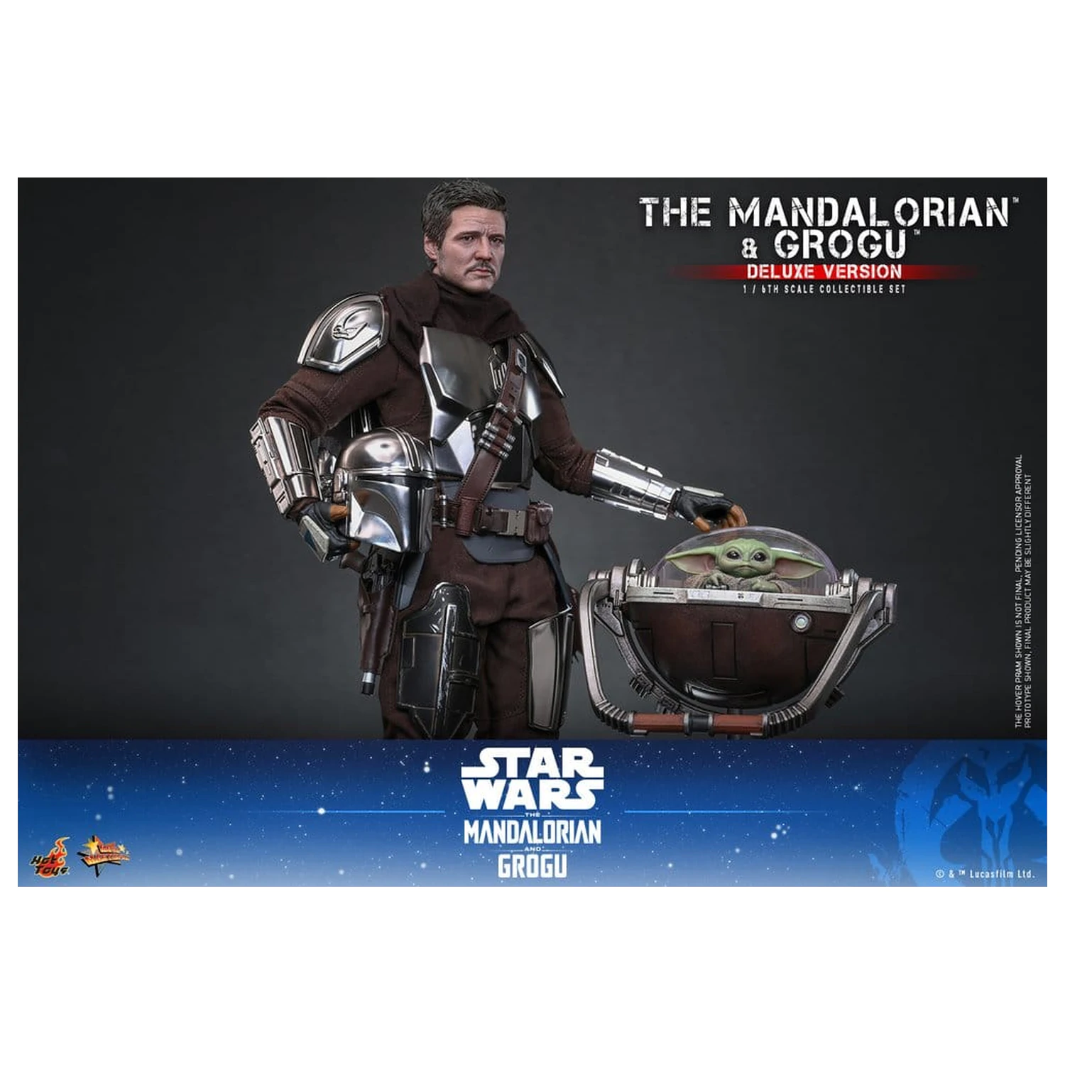 Star Wars: The Mandalorian & Grogu Movie Masterpiece Figurka akcji 1/6 The Mandalorian i Grogu (Deluxe Version) 31 cm zdjęcie produktu