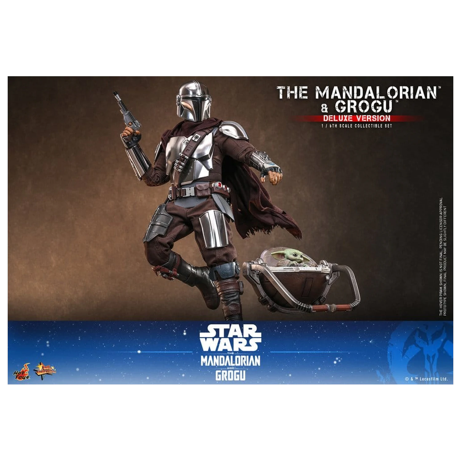 Star Wars: The Mandalorian & Grogu Movie Masterpiece Figurka akcji 1/6 The Mandalorian i Grogu (Deluxe Version) 31 cm zdjęcie produktu
