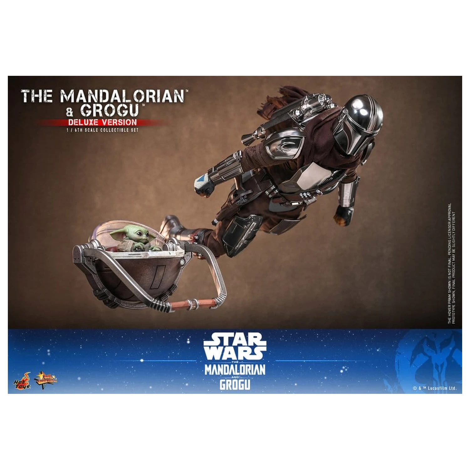Star Wars: The Mandalorian & Grogu Movie Masterpiece Figurka akcji 1/6 The Mandalorian i Grogu (Deluxe Version) 31 cm zdjęcie produktu