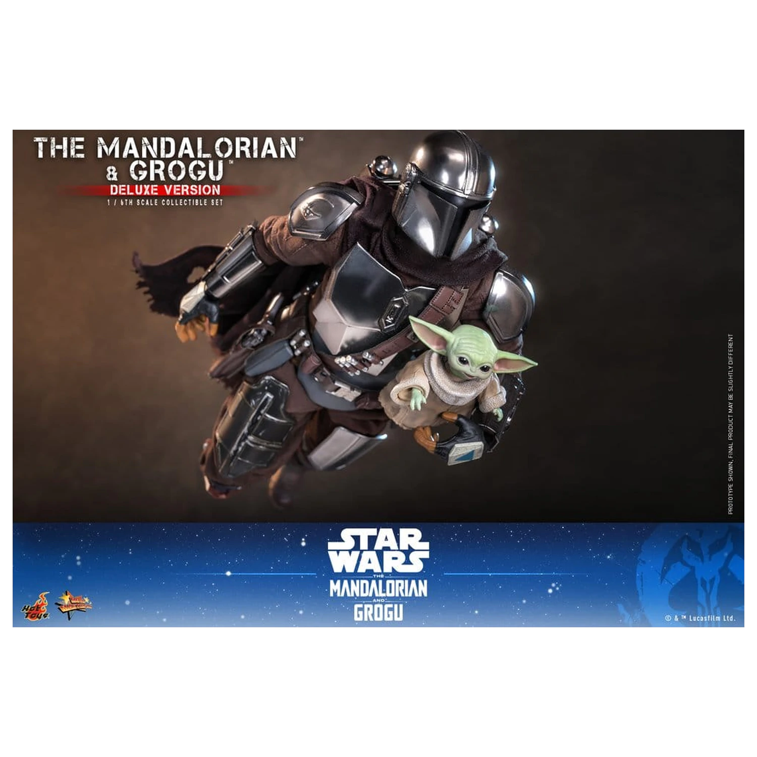 Star Wars: The Mandalorian & Grogu Movie Masterpiece Figurka akcji 1/6 The Mandalorian i Grogu (Deluxe Version) 31 cm zdjęcie produktu