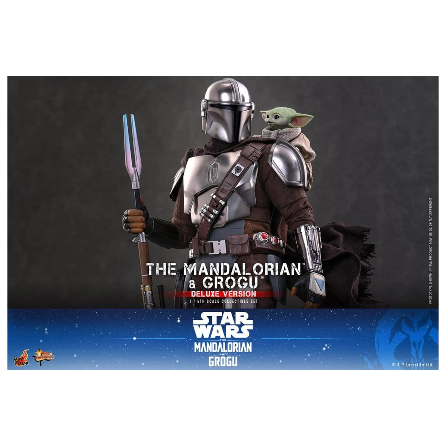 Star Wars: The Mandalorian & Grogu Movie Masterpiece Figurka akcji 1/6 The Mandalorian i Grogu (Deluxe Version) 31 cm zdjęcie produktu