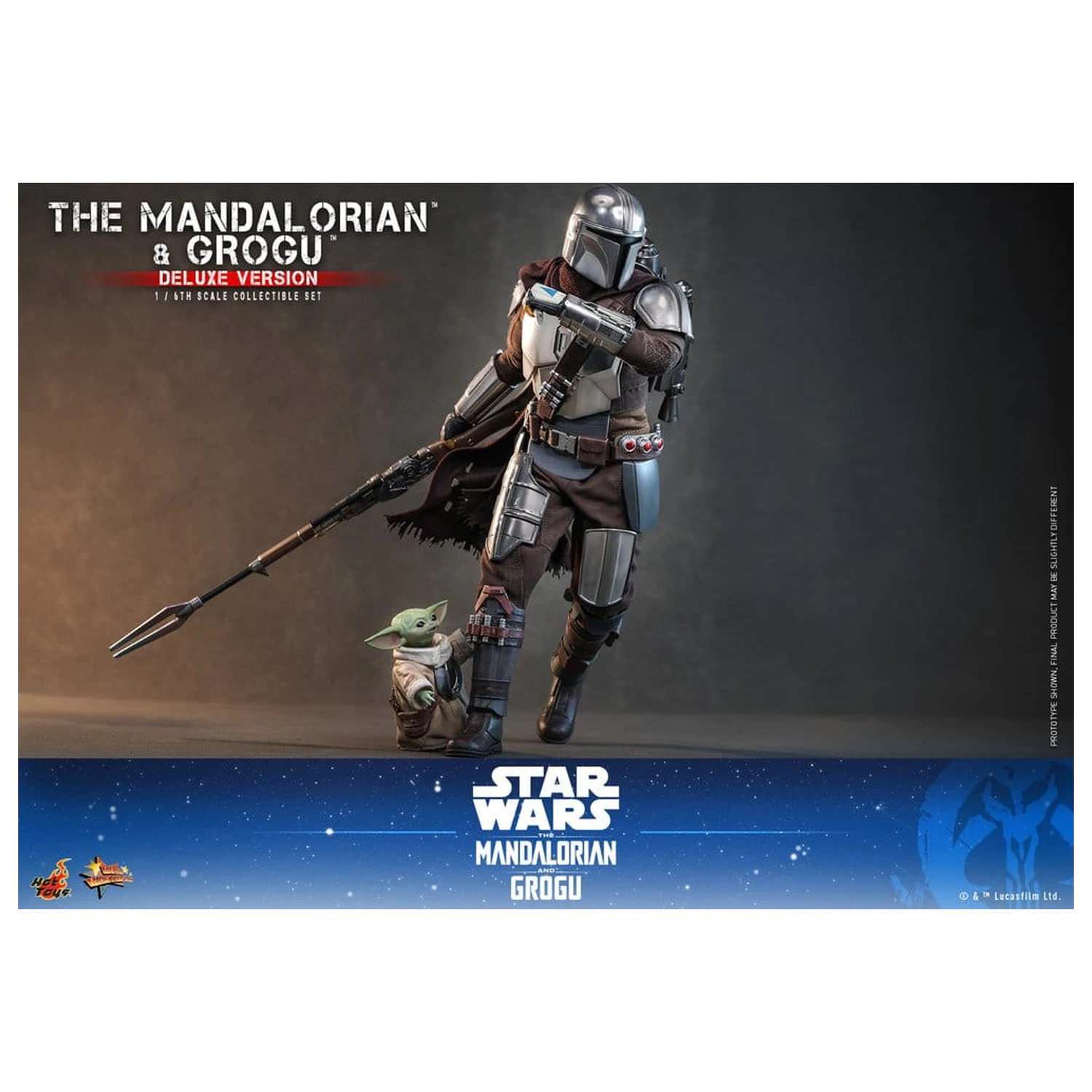 Star Wars: The Mandalorian & Grogu Movie Masterpiece Figurka akcji 1/6 The Mandalorian i Grogu (Deluxe Version) 31 cm zdjęcie produktu
