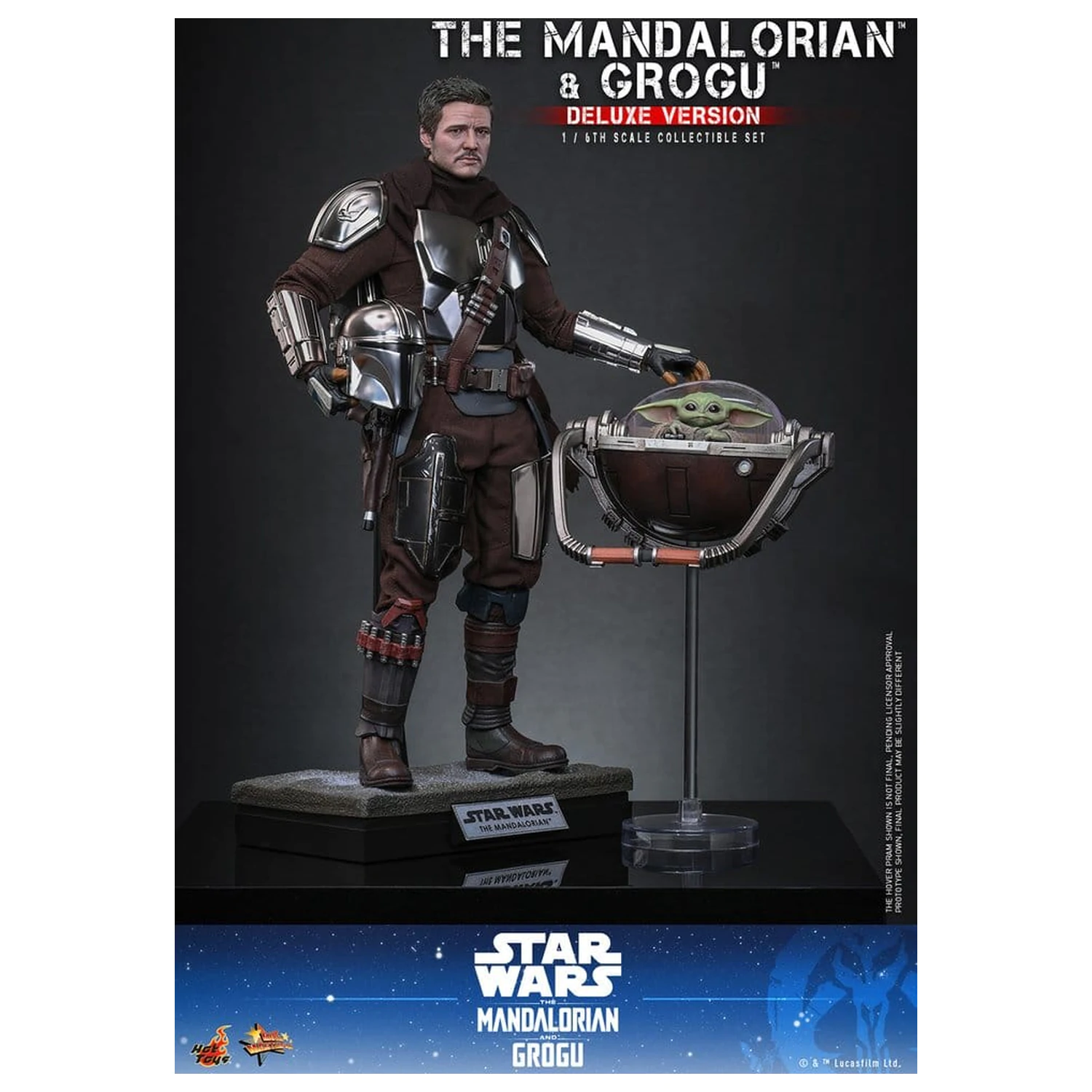 Star Wars: The Mandalorian & Grogu Movie Masterpiece Figurka akcji 1/6 The Mandalorian i Grogu (Deluxe Version) 31 cm zdjęcie produktu