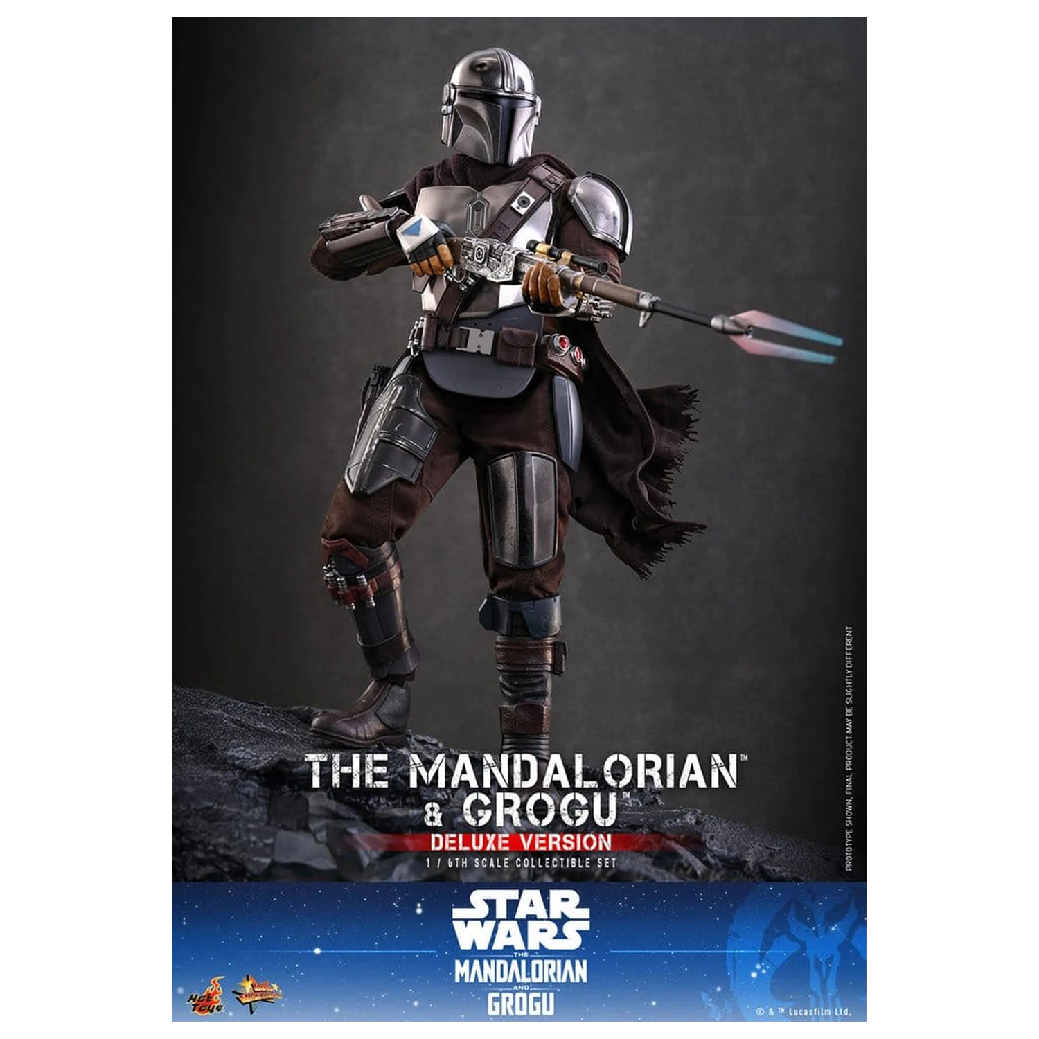 Star Wars: The Mandalorian & Grogu Movie Masterpiece Figurka akcji 1/6 The Mandalorian i Grogu (Deluxe Version) 31 cm zdjęcie produktu