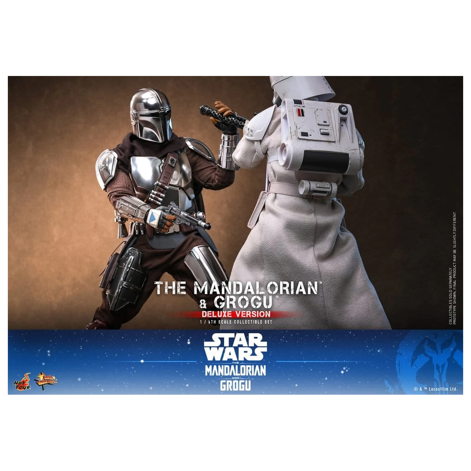 Star Wars: The Mandalorian & Grogu Movie Masterpiece Figurka akcji 1/6 The Mandalorian i Grogu (Deluxe Version) 31 cm zdjęcie produktu
