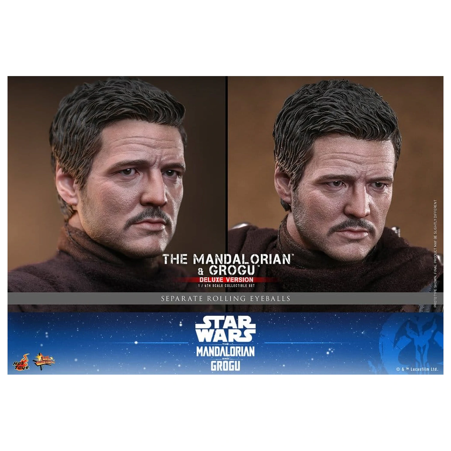 Star Wars: The Mandalorian & Grogu Movie Masterpiece Figurka akcji 1/6 The Mandalorian i Grogu (Deluxe Version) 31 cm zdjęcie produktu