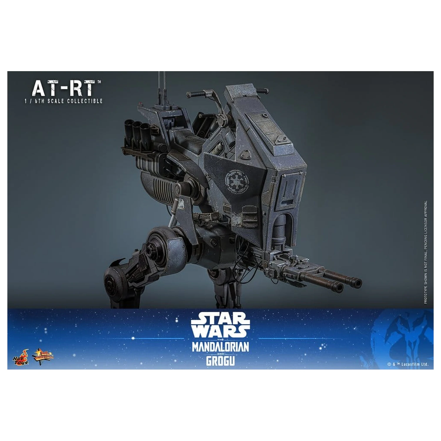 Star Wars: The Mandalorian & Grogu Movie Masterpiece Pojazd 1/6 AT-RT 60 cm zdjęcie produktu