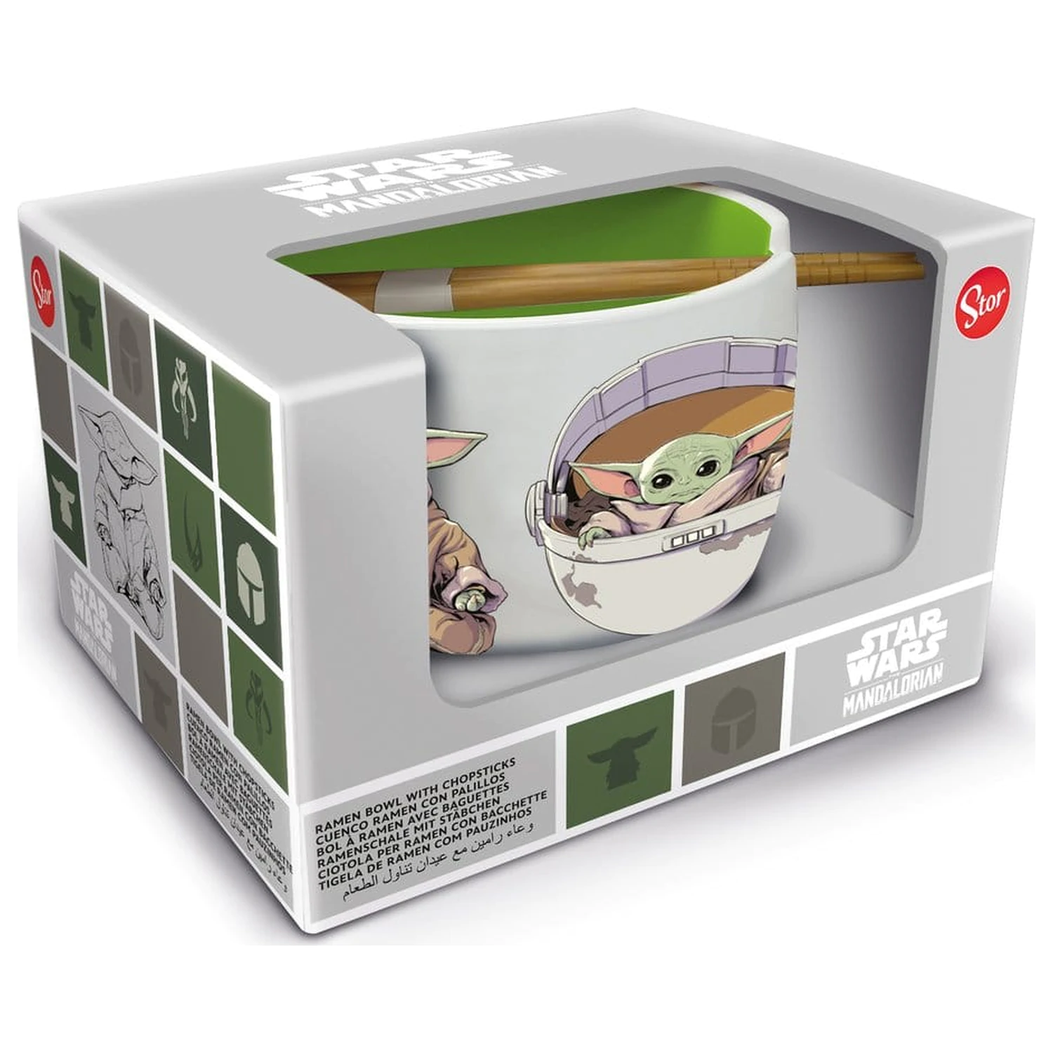 Star Wars: The Mandalorian miska Ramen z pałeczkami Grogu zdjęcie produktu