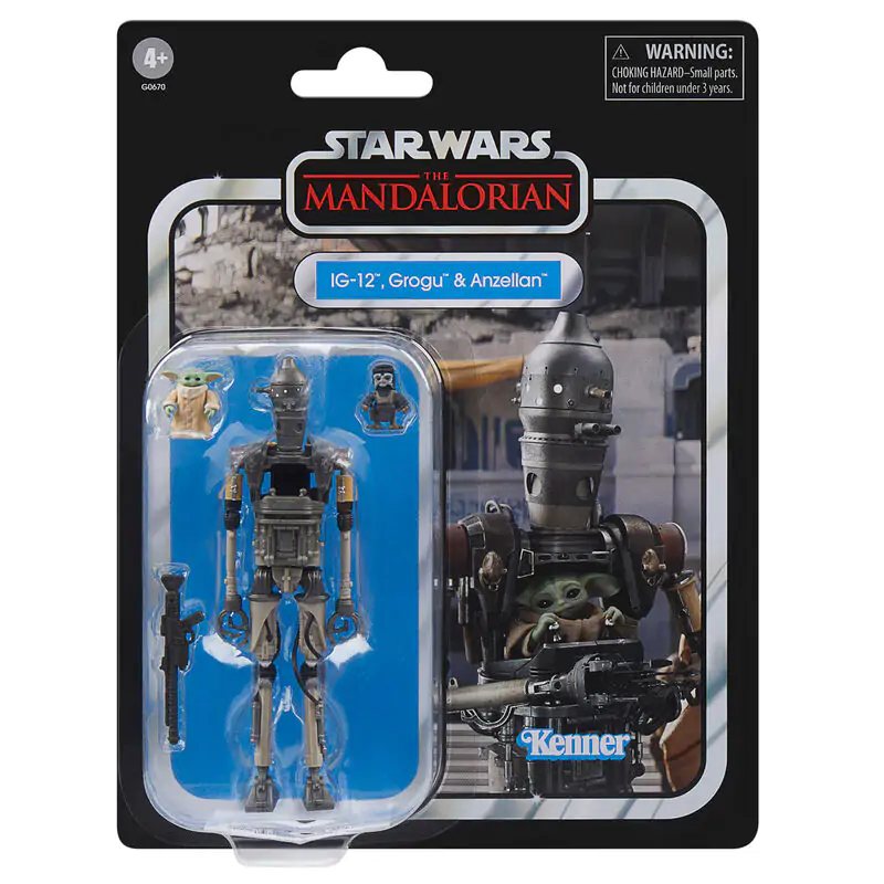 Star Wars The Mandalorian IG-12 Grogu & Anzellan figurka 9,5 cm zdjęcie produktu