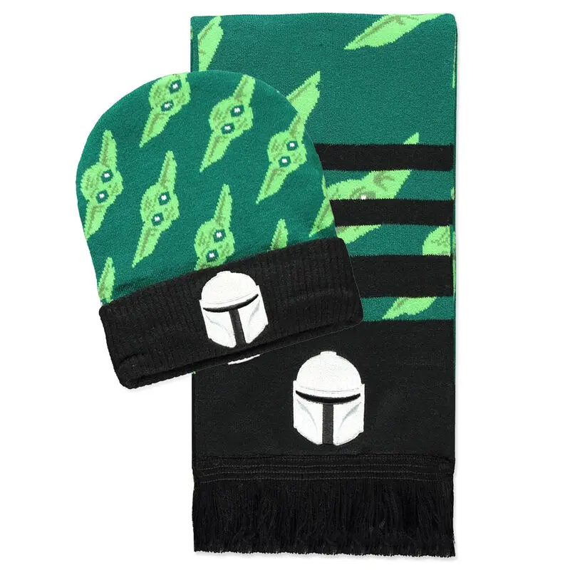 Zestaw czapka beanie i szalik Star Wars The Mandalorian zdjęcie produktu