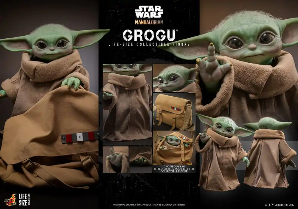 Star Wars: The Mandalorian naturalnej wielkości Masterpiece figurka akcji Grogu 37 cm zdjęcie produktu