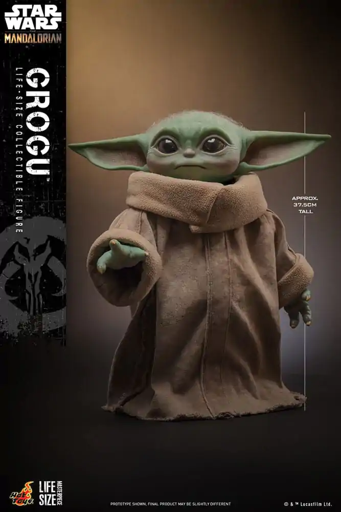 Star Wars: The Mandalorian naturalnej wielkości Masterpiece figurka akcji Grogu 37 cm zdjęcie produktu