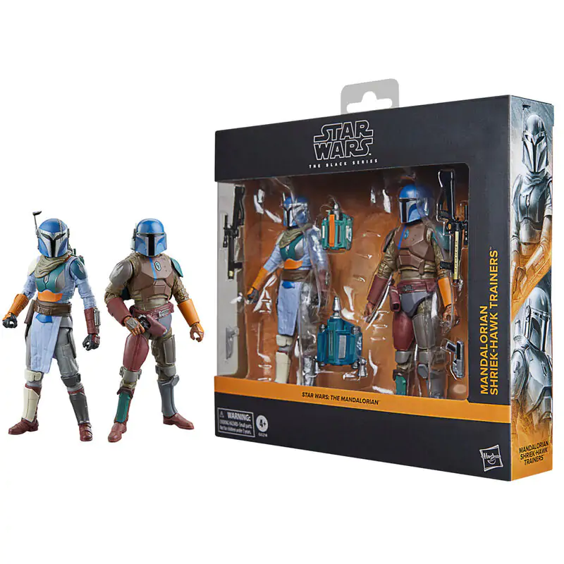 Star Wars The Mandalorian - Mandalorian & Shriek-Hawk Zestaw Treningowy 2 figurki 15 cm zdjęcie produktu