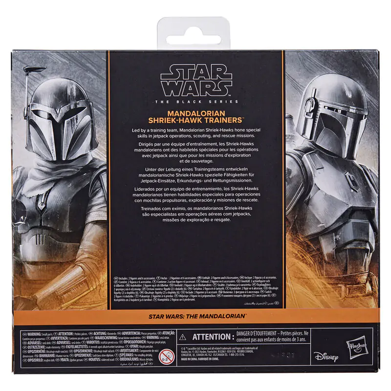 Star Wars The Mandalorian - Mandalorian & Shriek-Hawk Zestaw Treningowy 2 figurki 15 cm zdjęcie produktu