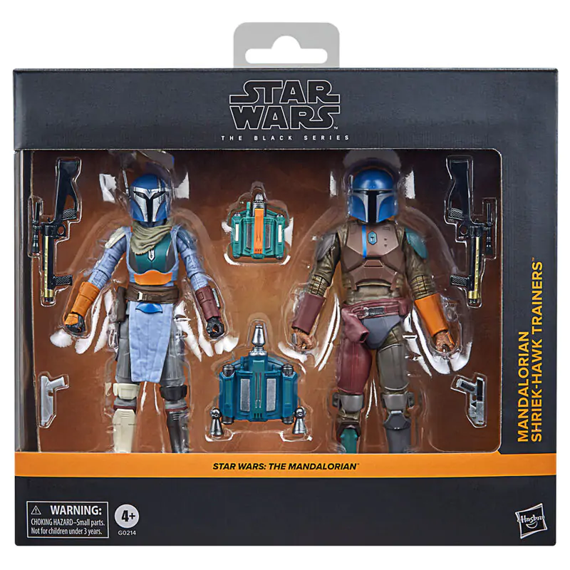 Star Wars The Mandalorian - Mandalorian & Shriek-Hawk Zestaw Treningowy 2 figurki 15 cm zdjęcie produktu