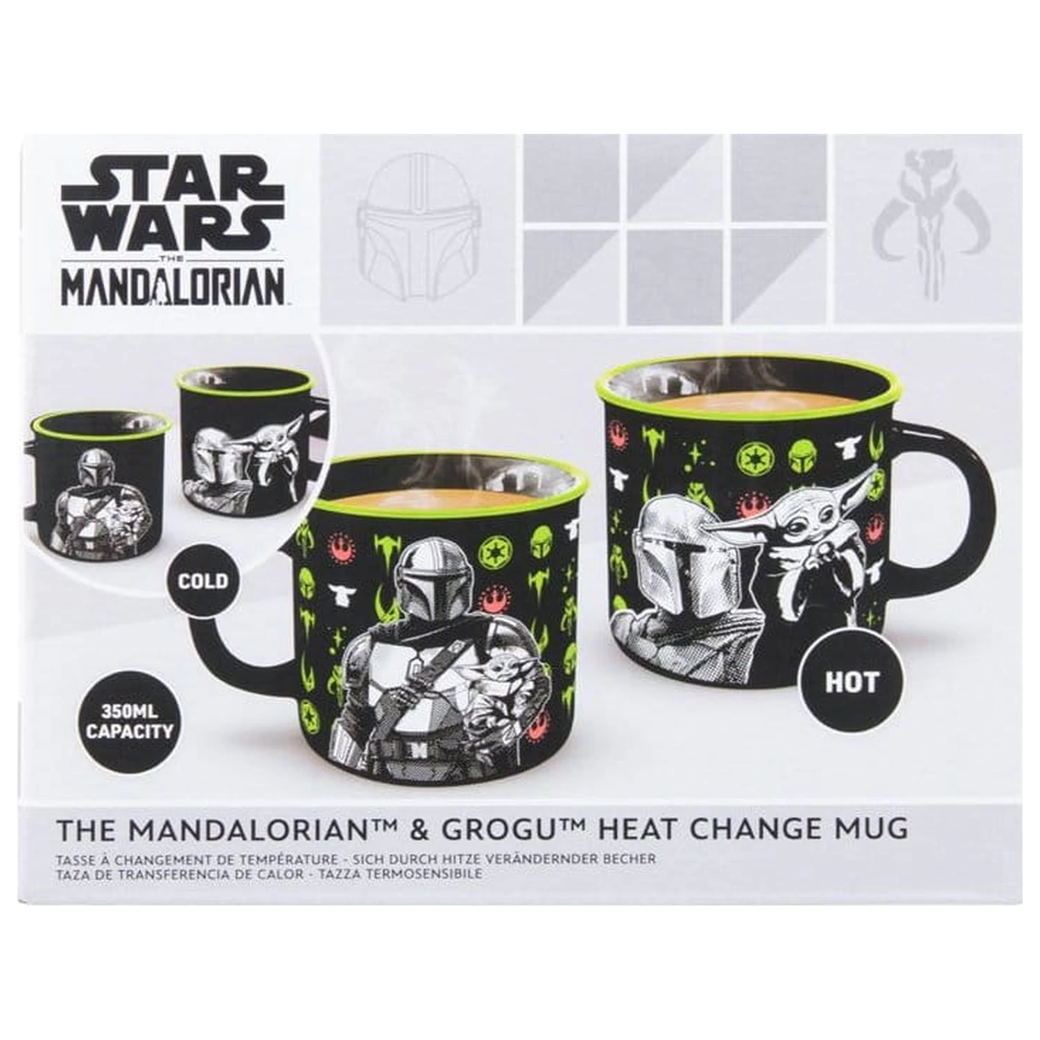 Star Wars: The Mandalorian kubek zmieniający kolor Mandalorian i Grogu zdjęcie produktu