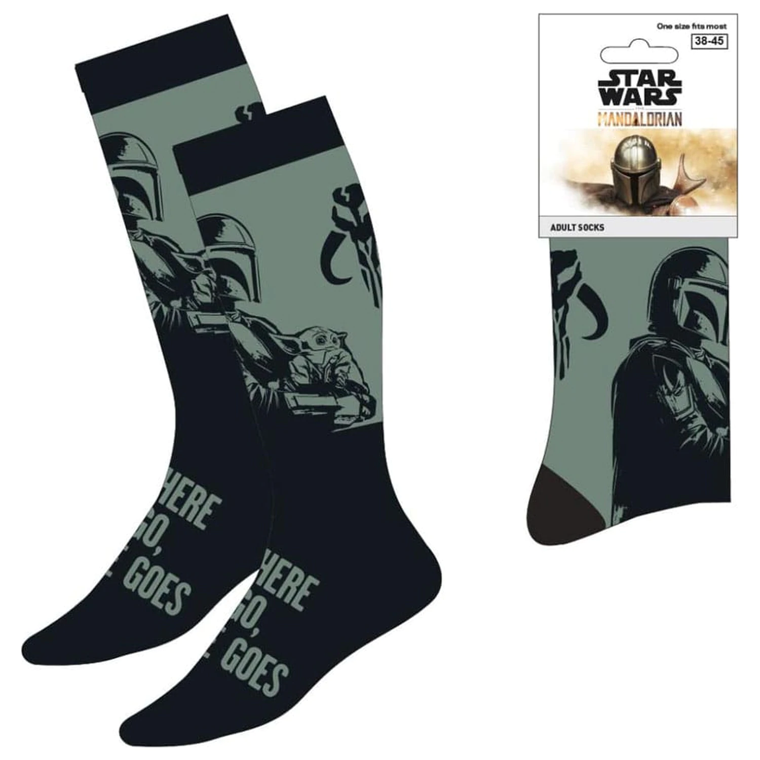 Star Wars: The Mandalorian Skarpetki Mandalorian & Grogu 38-45 zdjęcie produktu