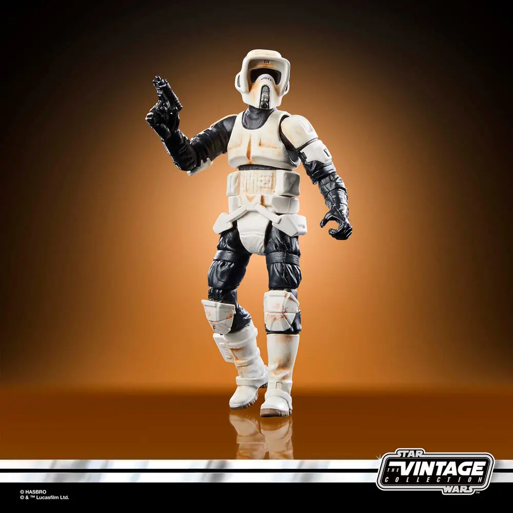 Star Wars: The Mandalorian Vintage Collection Pojazd z Figurkami Ścigacz z Scout Trooperem & Grogu zdjęcie produktu