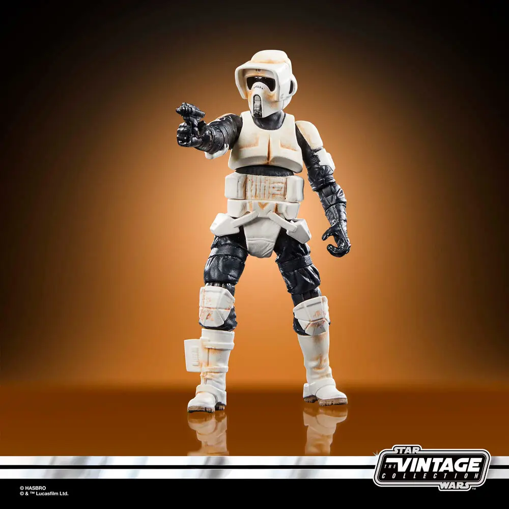 Star Wars: The Mandalorian Vintage Collection Pojazd z Figurkami Ścigacz z Scout Trooperem & Grogu zdjęcie produktu