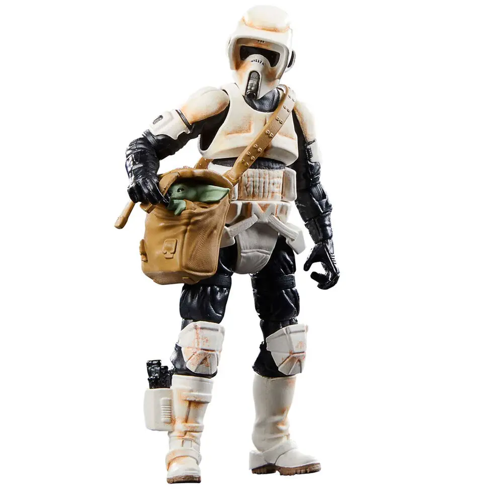 Star Wars: The Mandalorian Vintage Collection Pojazd z Figurkami Ścigacz z Scout Trooperem & Grogu zdjęcie produktu