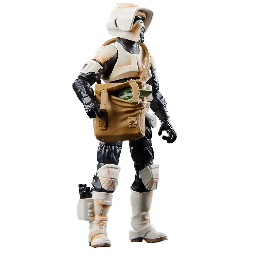 Star Wars: The Mandalorian Vintage Collection Pojazd z Figurkami Ścigacz z Scout Trooperem & Grogu zdjęcie produktu