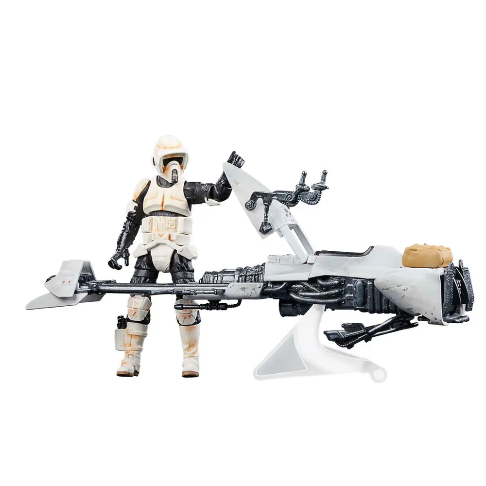 Star Wars: The Mandalorian Vintage Collection Pojazd z Figurkami Ścigacz z Scout Trooperem & Grogu zdjęcie produktu