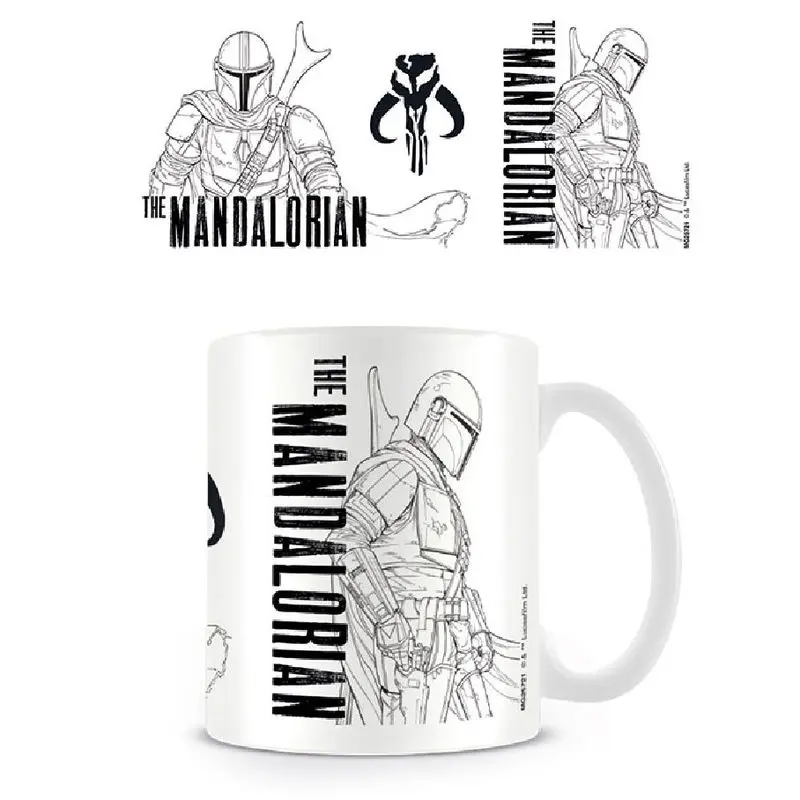 Star Wars The Mandalorian Kubek Line Art zdjęcie produktu