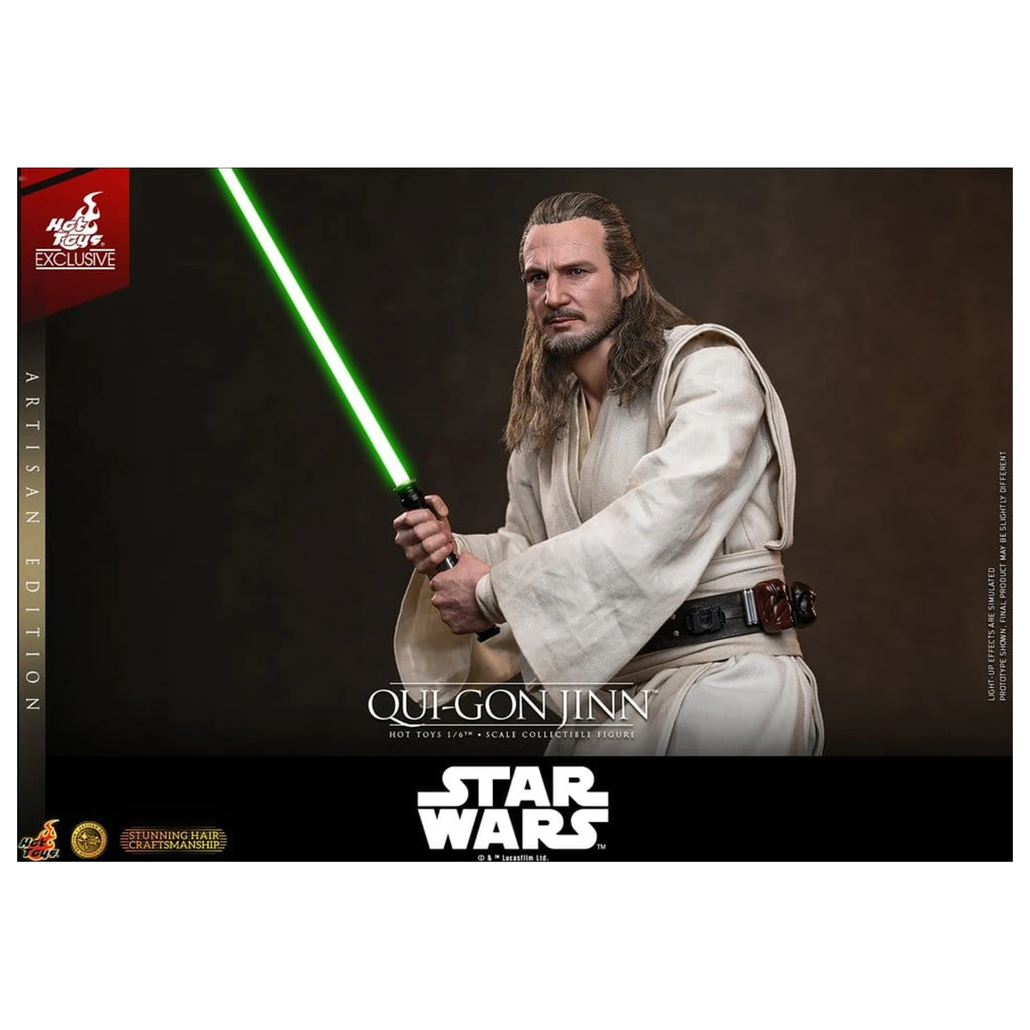 Star Wars: The Phantom Menace Movie Masterpiece Figurka Akcji 1/6 Qui-Gon Jinn (Artisan Edition) Hot Toys Exclusive 32 cm zdjęcie produktu