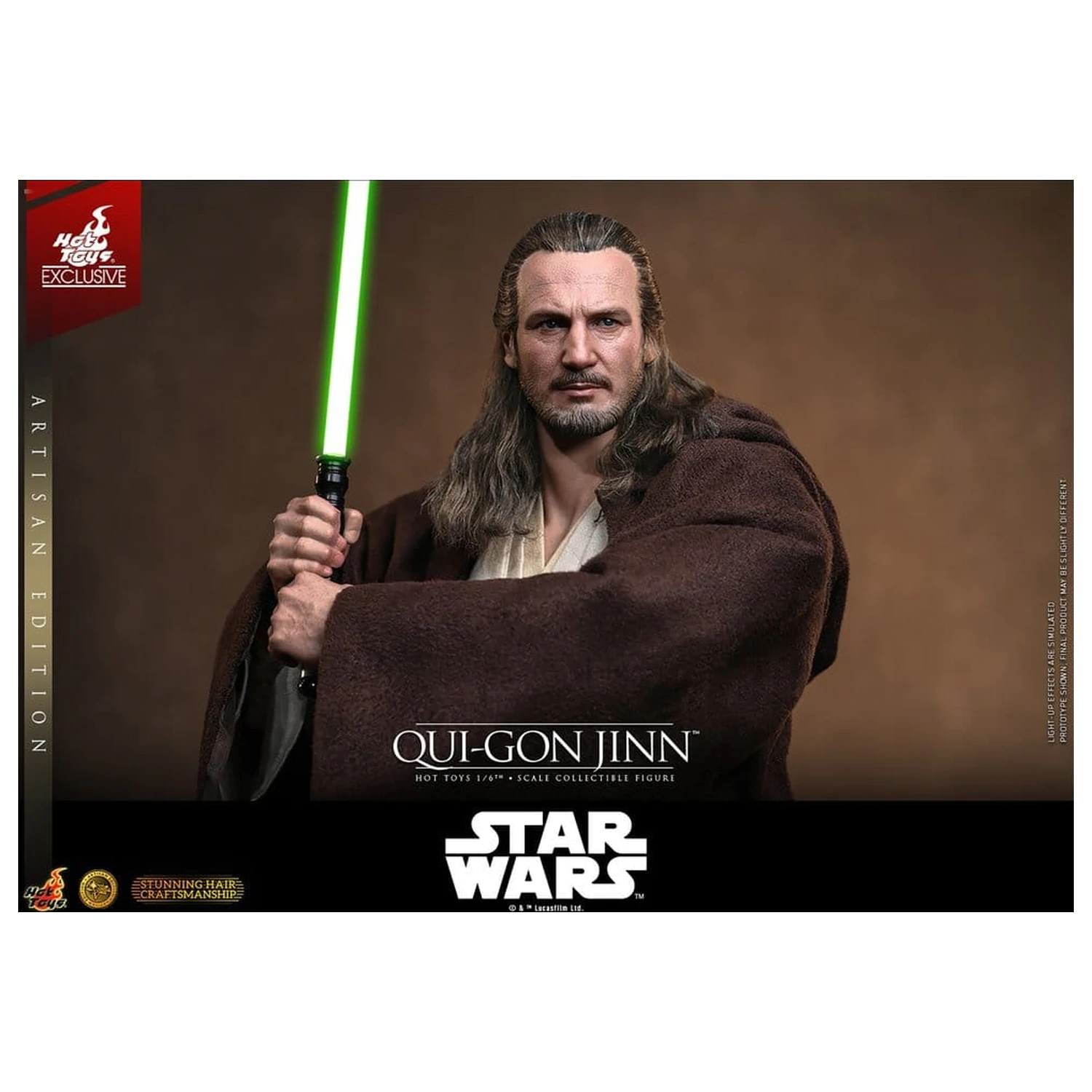 Star Wars: The Phantom Menace Movie Masterpiece Figurka Akcji 1/6 Qui-Gon Jinn (Artisan Edition) Hot Toys Exclusive 32 cm zdjęcie produktu