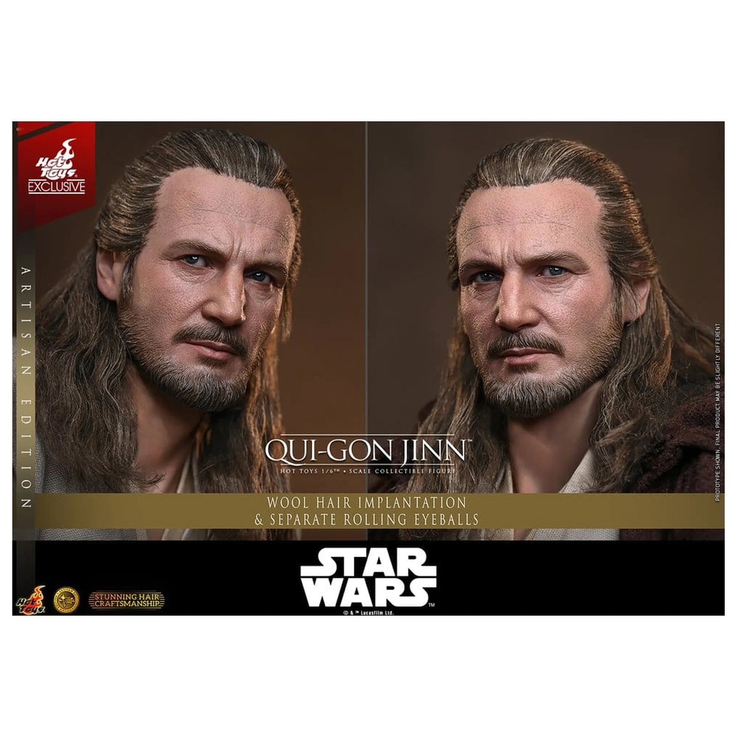 Star Wars: The Phantom Menace Movie Masterpiece Figurka Akcji 1/6 Qui-Gon Jinn (Artisan Edition) Hot Toys Exclusive 32 cm zdjęcie produktu
