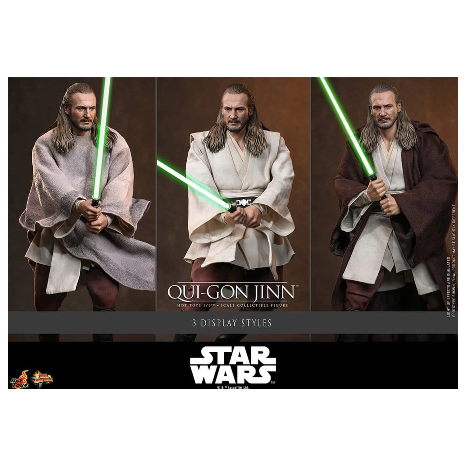 Star Wars: The Phantom Menace Movie Masterpiece Figurka Akcji 1/6 Qui-Gon Jinn (Artisan Edition) Hot Toys Exclusive 32 cm zdjęcie produktu