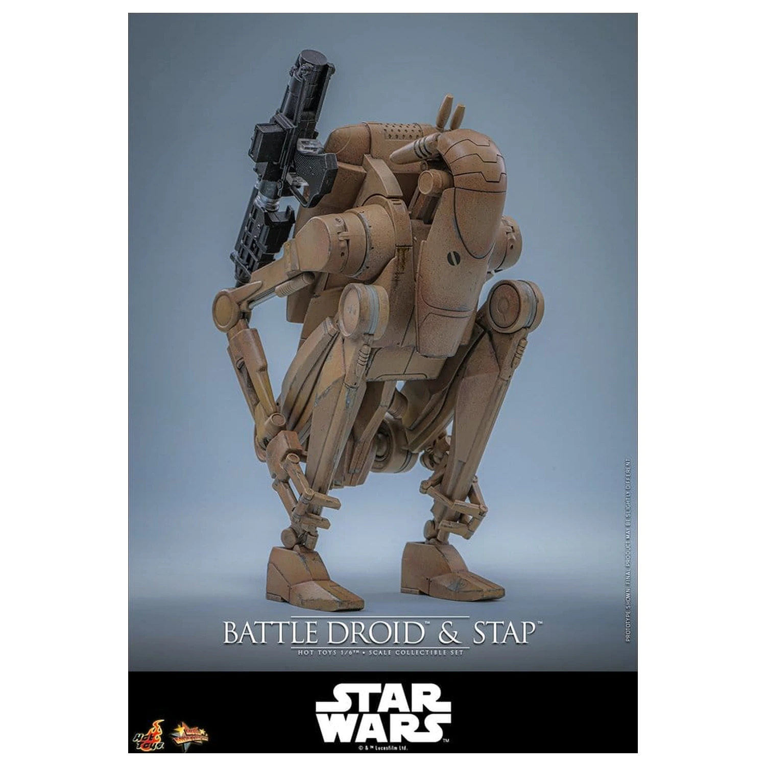 Star Wars: The Phantom Menace Movie Masterpiece zestaw figurek akcji 1/6 Battle Droid & STAP 32 cm zdjęcie produktu