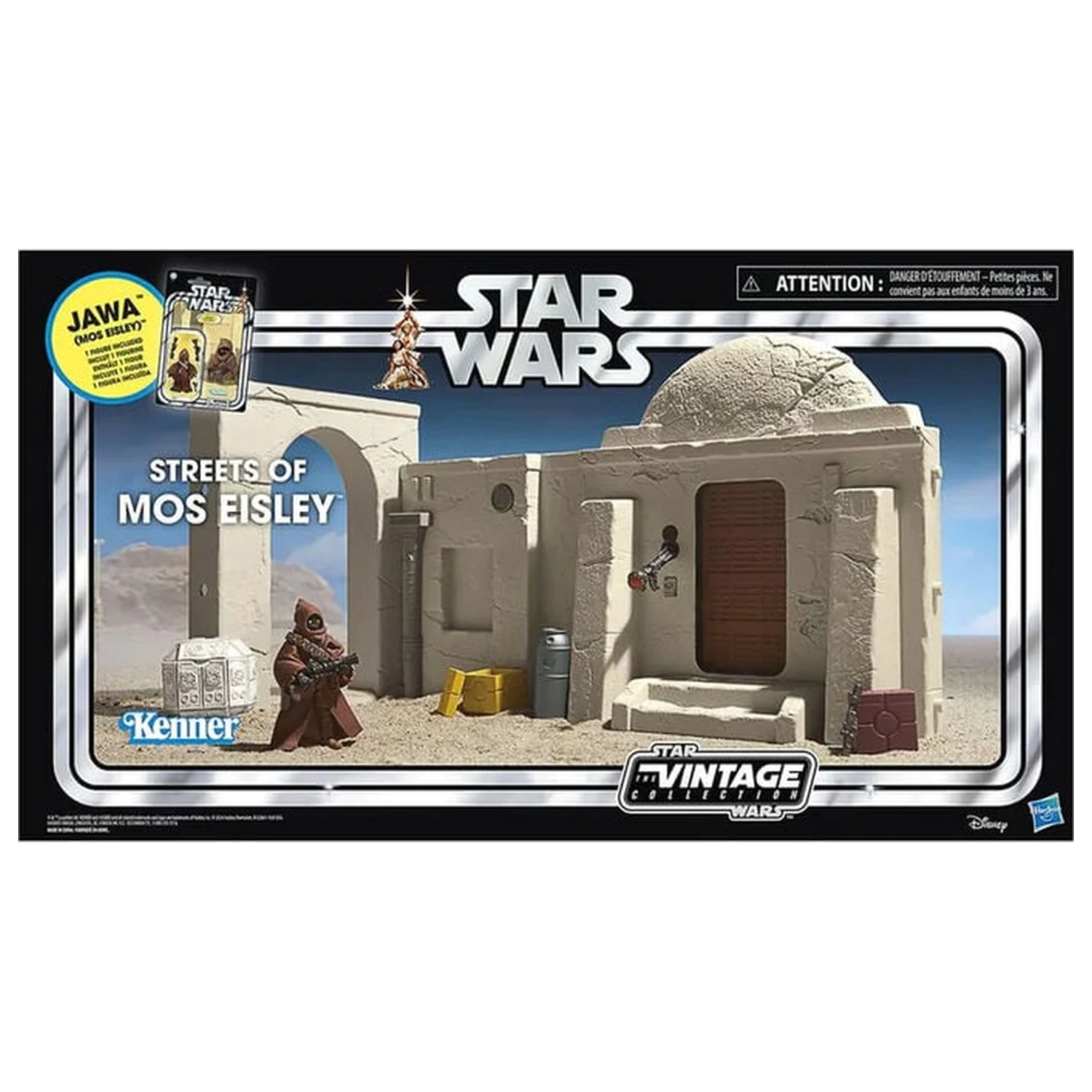Star Wars Episode IV Vintage Collection zestaw do zabawy ulice Mos Eisley z figurką akcji Jawa zdjęcie produktu